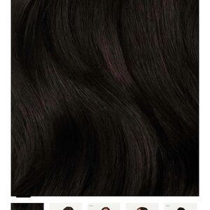 Elegant Dark Brown Halo Hair Extensions